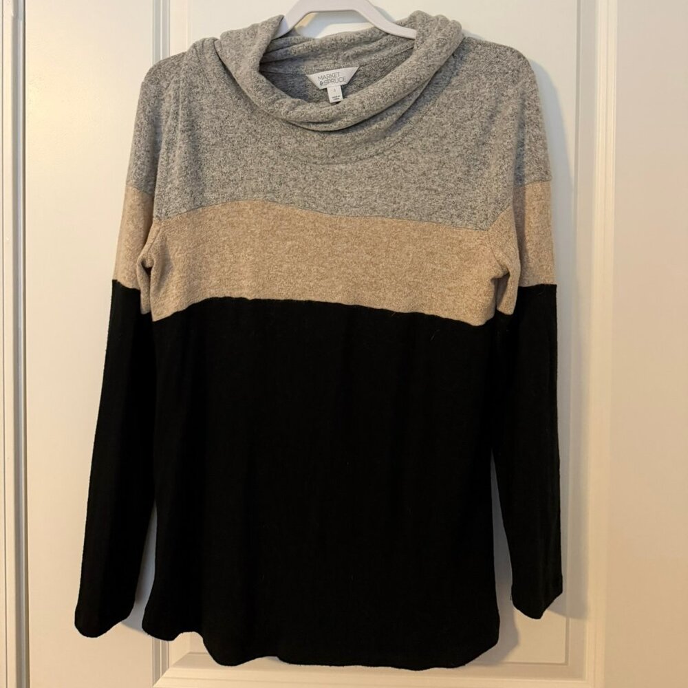 Cameron Cowl Neck Brushed Sweatshirt